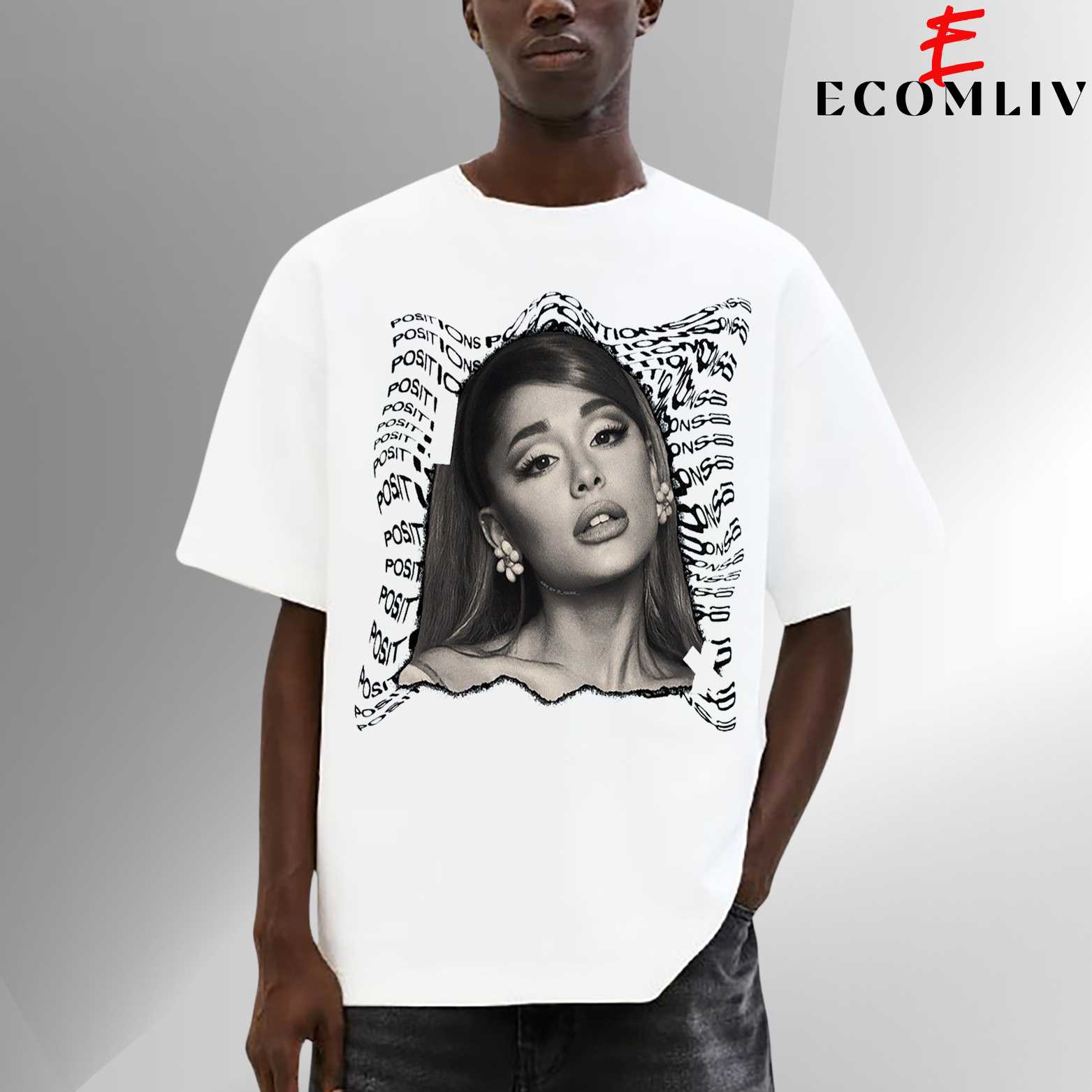 Ariana Grande Positions Graphic Tee, Fan Pop Shirt, Streetwear T-Shirt